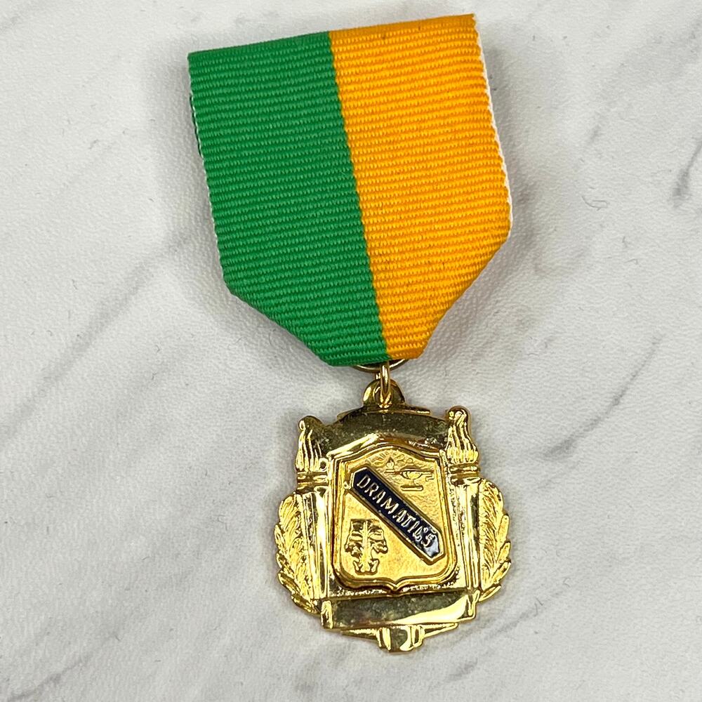 Vintage Dramatics Award Banner Pin